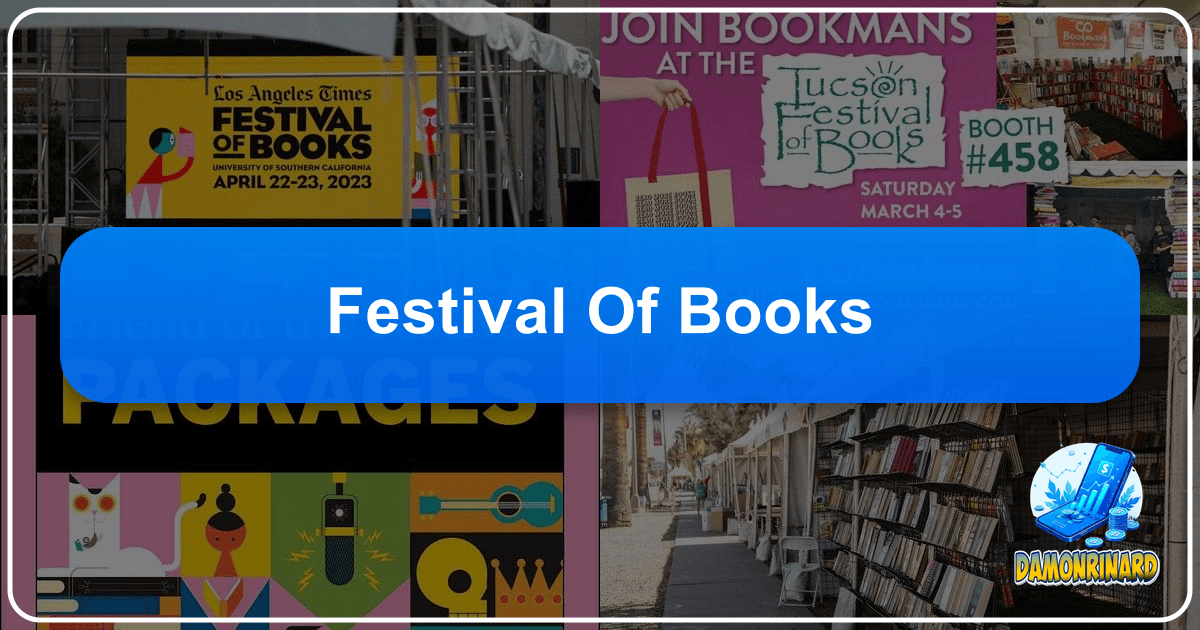 Celebrating literature's power and diverse genres at the Festival of Books. /images/festival-of-books.png