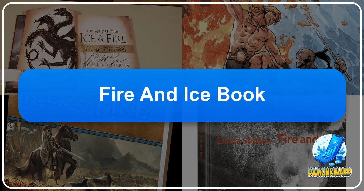 Exploring George R.R. Martin's "A Song of Ice and Fire" series and its profound impact on literature and culture. /images/fire-and-ice-book.png