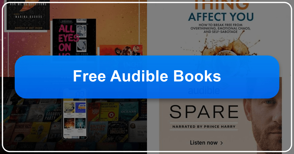 Exploring free Audible books and the world of audiobooks with diverse genres and accessible learning opportunities. /images/free-audible-books.png