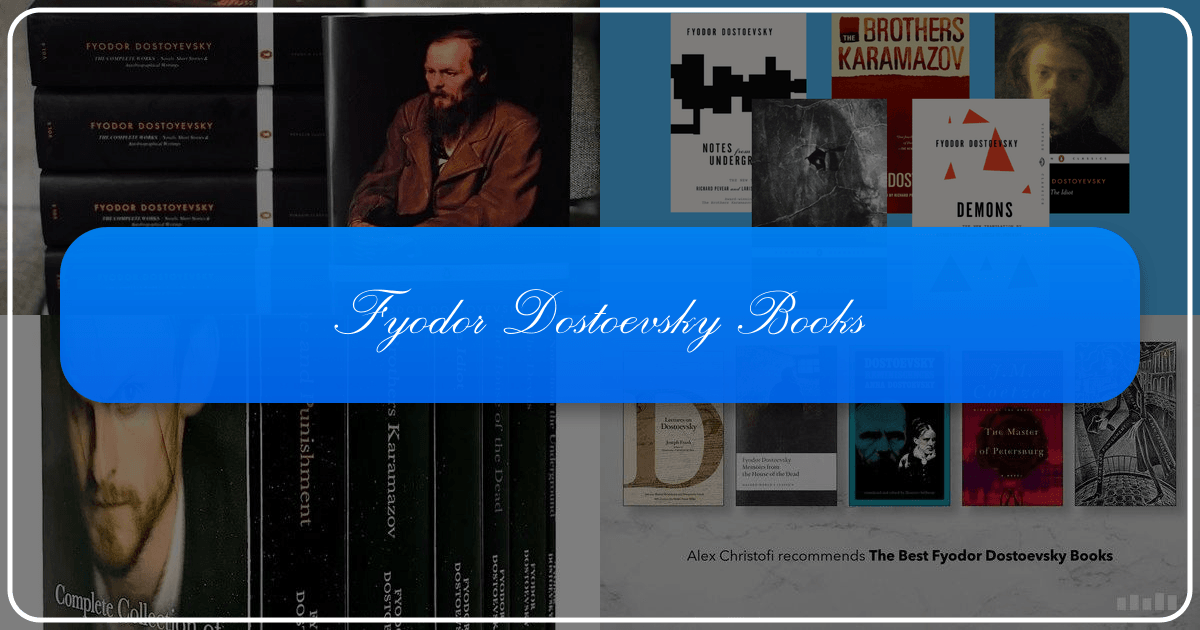 Fyodor Dostoevsky's literary works and life explored in depth, showcasing his enduring cultural impact. /images/fyodor-dostoevsky-books.png
