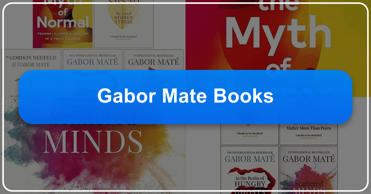 Gabor Maté's books explore addiction, trauma, and childhood development with compassion and scientific insight. /images/gabor-mate-books.png