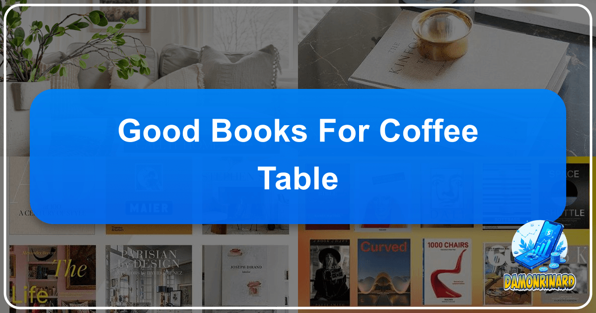 Discover the art of curating captivating coffee table books that inspire and engage, reflecting personality and sparking conversations. /images/good-books-for-coffee-table.png