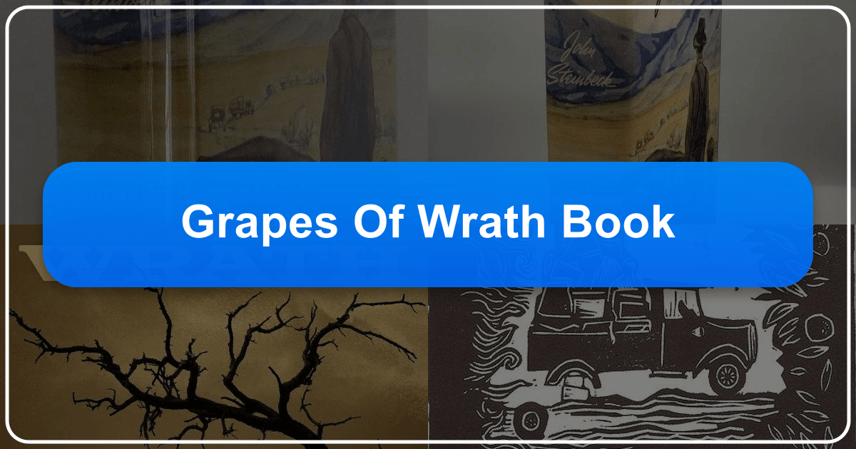 The Grapes of Wrath: A Literary Landmark and its Enduring Legacy in American literature and social justice. /images/grapes-of-wrath-book.png