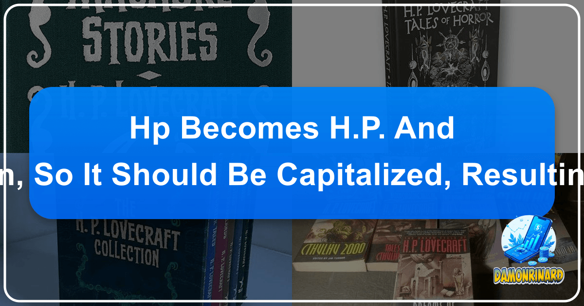 Exploring H.P. Lovecraft's cosmic horror works and enduring literary influence, amidst controversy surrounding his racist views. /images/hp-becomes-hp-and-lovecraft-is-a-proper-noun-so-it-should-be-capitalized-resulting-in-hp-lovecraft-books.png