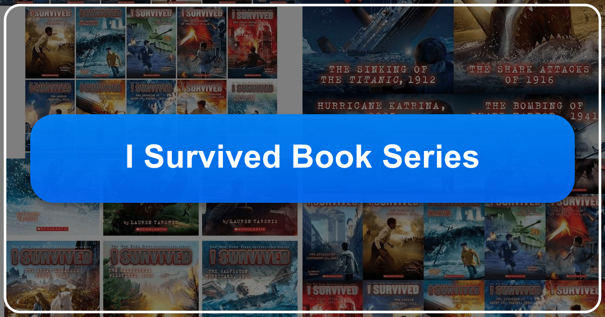 Lauren Tarshis's *i Survived* series: historical fiction blending fact and thrilling narratives for young readers. /images/i-survived-book-series.png