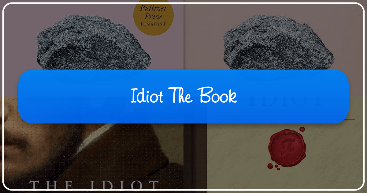 Fyodor Dostoevsky's *The Idiot* is a masterpiece of 19th-century Russian literature exploring faith, compassion, and human nature. /images/idiot-the-book.png