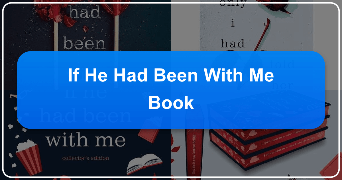 A comprehensive review of Laura Nowlin's novel "If He Had Been with Me" exploring themes and reader reception. /images/if-he-had-been-with-me-book.png