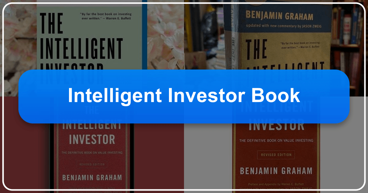 Benjamin Graham's *The Intelligent Investor* offers timeless wisdom on value investing and financial literacy principles. /images/intelligent-investor-book.png