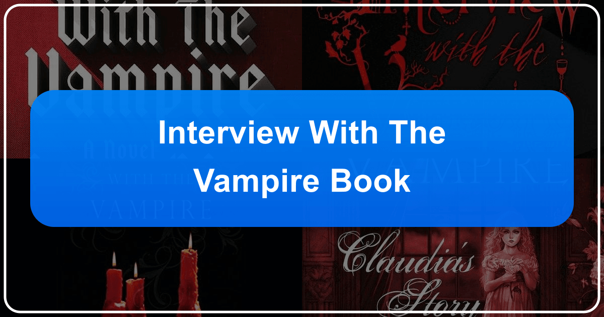 In-depth analysis of Anne Rice's *Interview with the Vampire*, exploring its themes, genre, and cultural impact. /images/interview-with-the-vampire-book.png