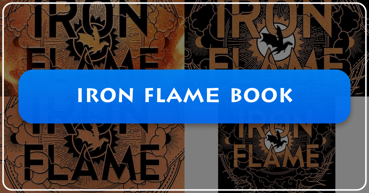 Rebecca Yarros's Iron Flame, a romantasy novel, sparks discussion with complex relationships and world-building. /images/iron-flame-book.png