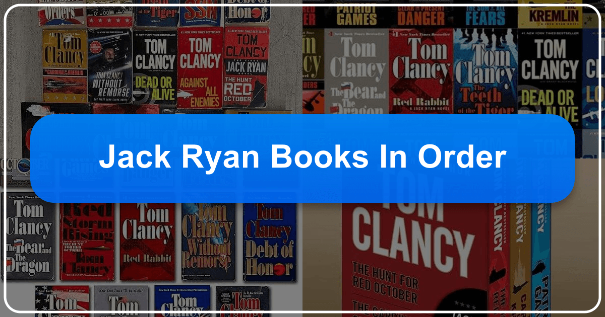 Exploring the Jack Ryan series by Tom Clancy in chronological order and its lasting cultural impact. /images/jack-ryan-books-in-order.png