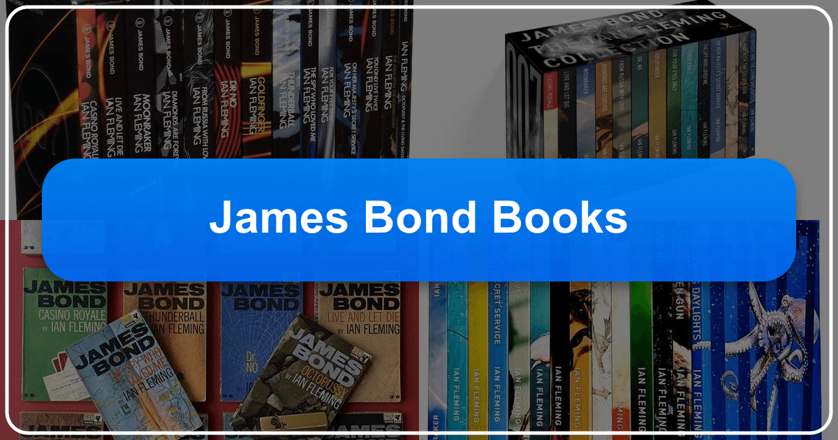 A comprehensive guide to James Bond books and their lasting impact on literature and popular culture. /images/james-bond-books.png