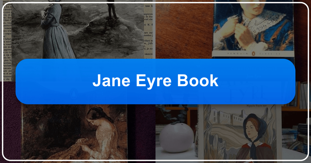 *Jane Eyre*: A Timeless Novel of Love, Identity, and Social Justice by Charlotte Brontë. /images/jane-eyre-book.png