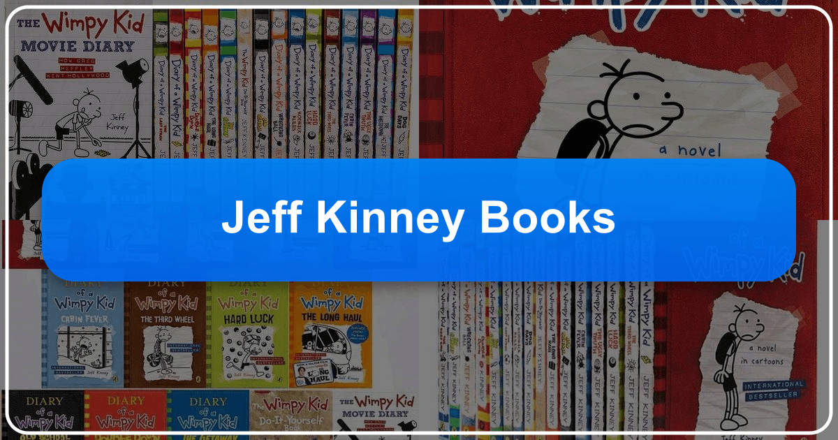 Exploring Jeff Kinney's books, including Diary of a Wimpy Kid series and their lasting impact. /images/jeff-kinney-books.png