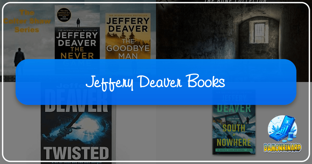 Jeffery Deaver: Master of suspense and crime fiction author with intricate plots and unforgettable characters. /images/jeffery-deaver-books.png