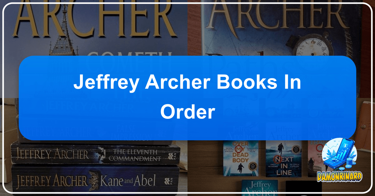 Explore Jeffrey Archer's literary journey and books in chronological order, showcasing his mastery of storytelling and enduring appeal. /images/jeffrey-archer-books-in-order.png