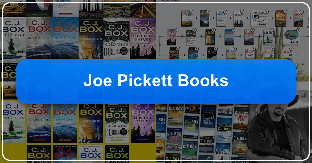 Comprehensive guide to C.J. Box's Joe Pickett series, covering books, themes, and cultural impact. /images/joe-pickett-books.png