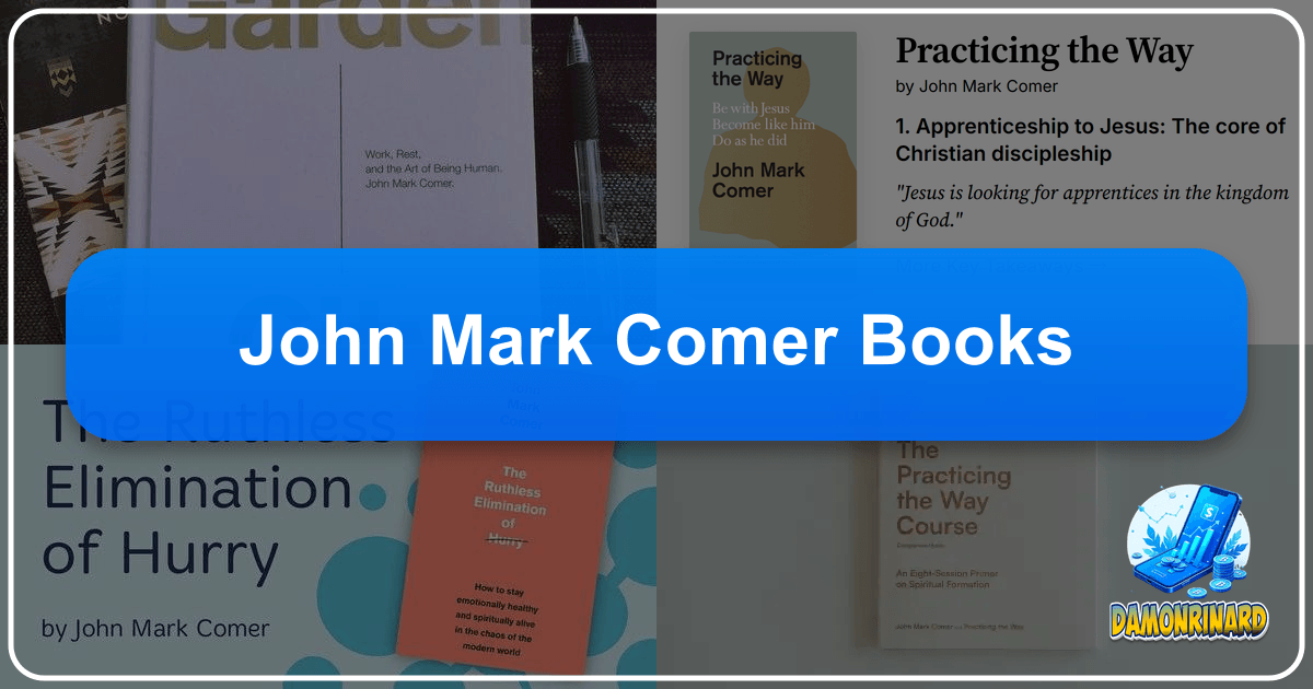 John Mark Comer's books offer profound spiritual wisdom for modern life. /images/john-mark-comer-books.png