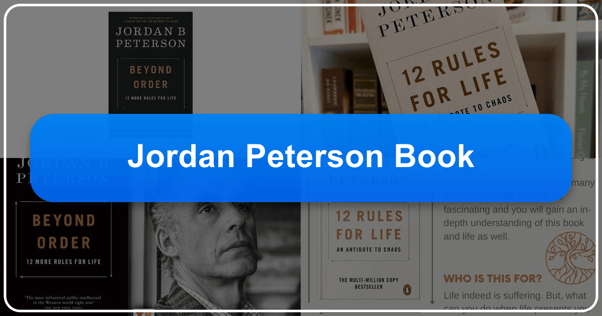 Jordan Peterson's literary works explored, discussing genres, impact, and cultural significance of his insightful books. /images/jordan-peterson-book.png