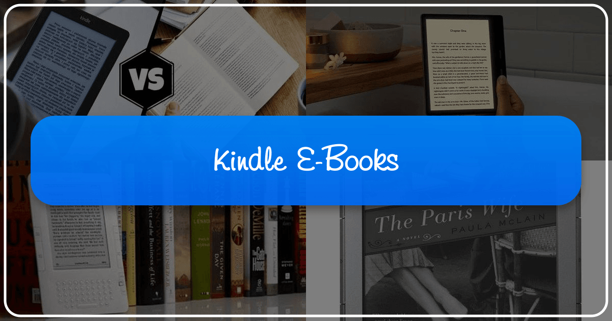 A comprehensive guide to Kindle e-books and e-readers, exploring models, features, and the Amazon ecosystem. /images/kindle-e-books.png