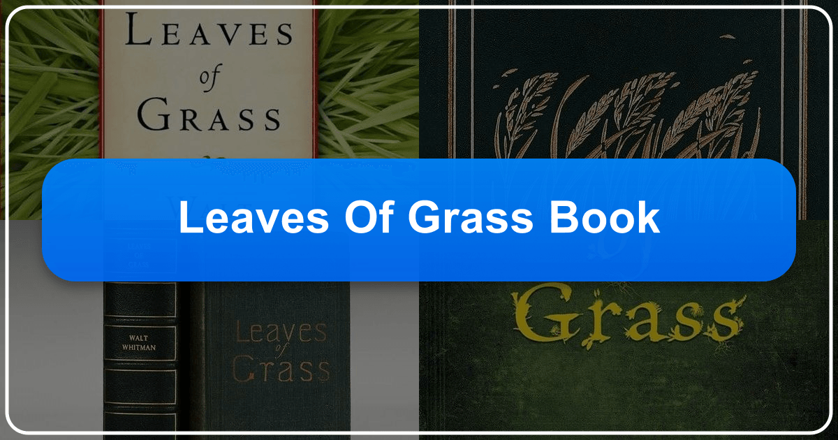 Walt Whitman's *Leaves of Grass* is a revolutionary American literary masterpiece. /images/leaves-of-grass-book.png