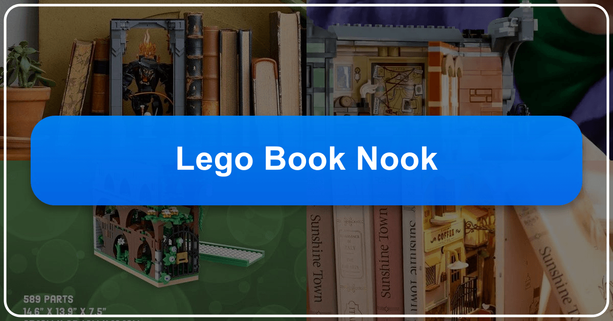 Exploring the fusion of Lego and literature in a unique and engaging experience, the Lego Book Nook. /images/lego-book-nook.png