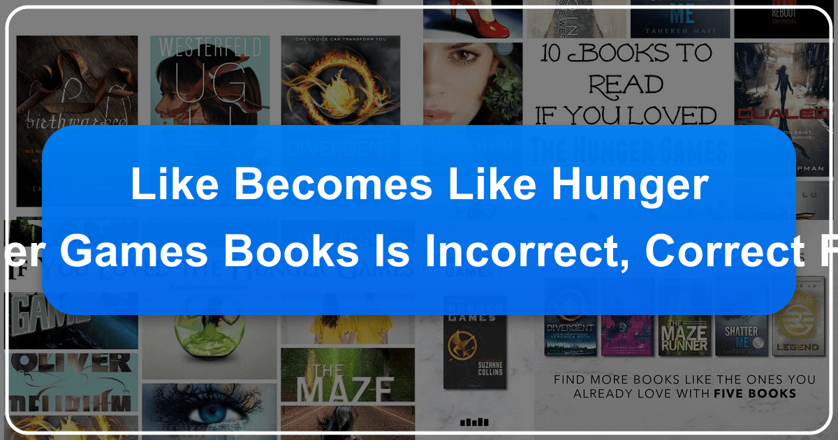Exploring books similar to The Hunger Games trilogy with dystopian themes and strong protagonists on Lbibinders.org. /images/like-becomes-like-hunger-games-books-formatted-as-like-hunger-games-books-is-incorrect-correct-formatting-is-the-hunger-games-books.png