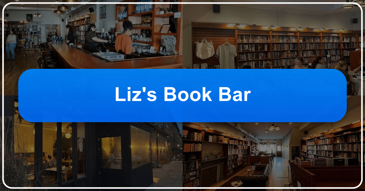 Liz's Book Bar: A Brooklyn haven combining literature and community in a unique bookstore and wine bar setting. /images/lizs-book-bar.png