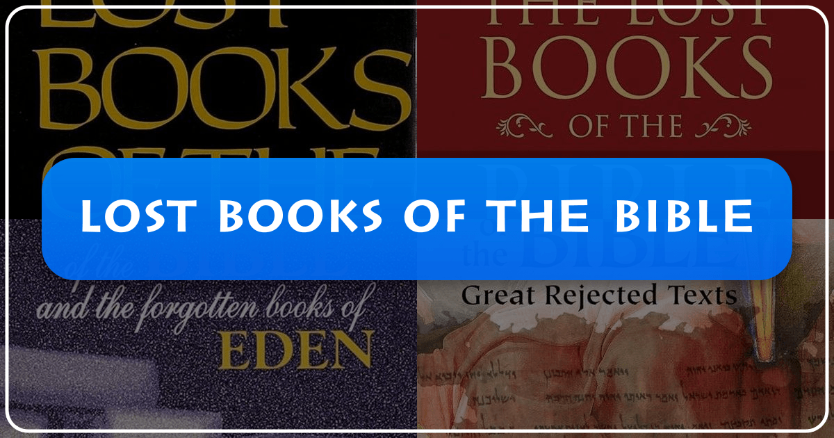 Exploring the Apocrypha and Pseudepigrapha, texts beyond the canonical Bible, revealing early Christianity's diversity. /images/lost-books-of-the-bible.png