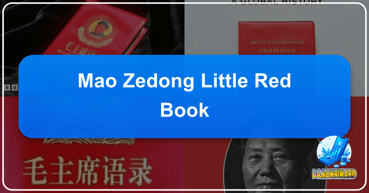 Mao Zedong's Little Red Book: A cultural phenomenon and historical artifact of profound global impact and influence. /images/mao-zedong-little-red-book.png