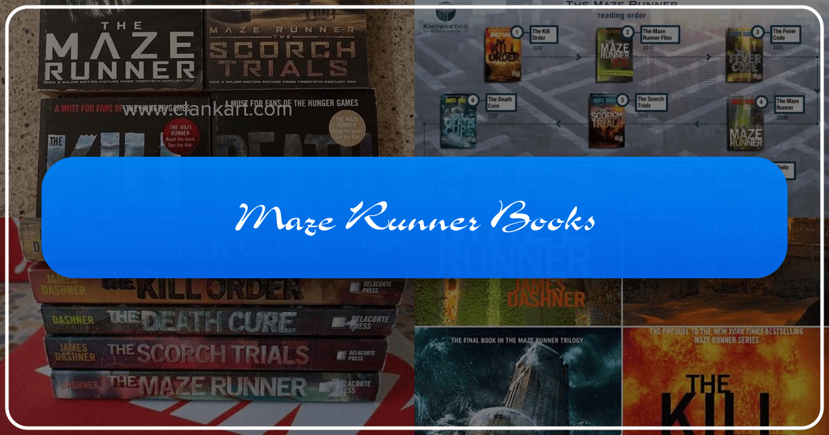 The Maze Runner series: a thrilling dystopian fiction with science fiction and action-adventure elements. /images/maze-runner-books.png