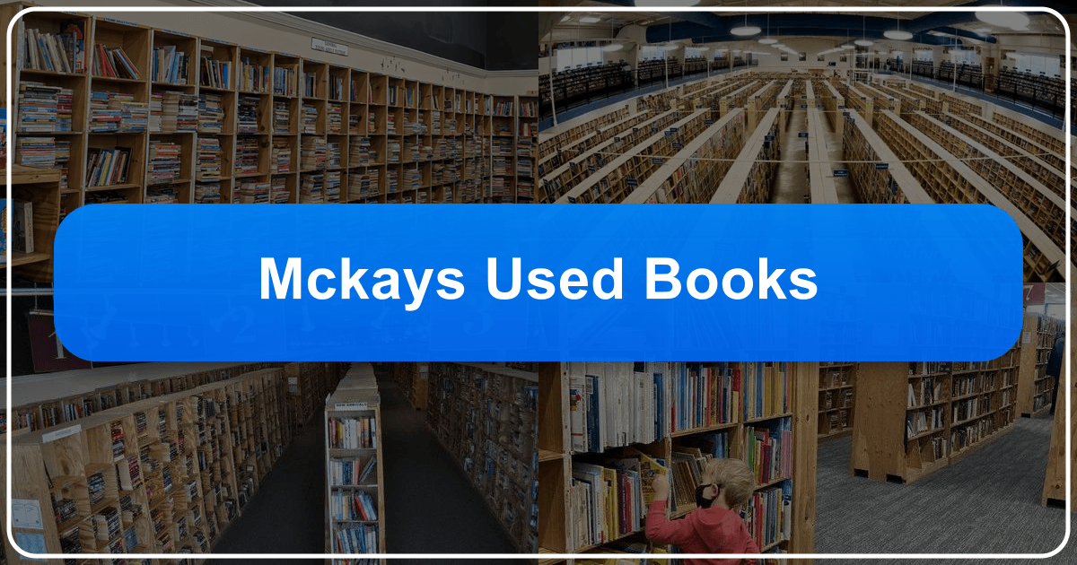 McKay Used Books: A literary treasure trove in Manassas, Virginia, offering diverse titles and rich reading experiences. /images/mckays-used-books.png
