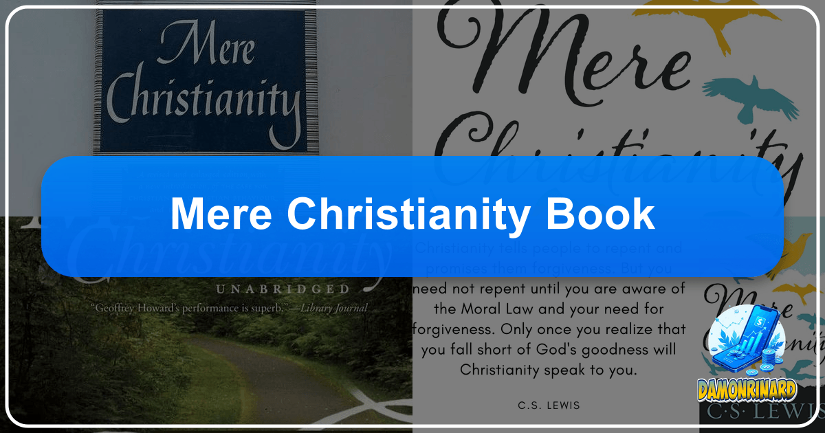 C.S. Lewis's "Mere Christianity" is a timeless, influential Christian apologetic work. /images/mere-christianity-book.png
