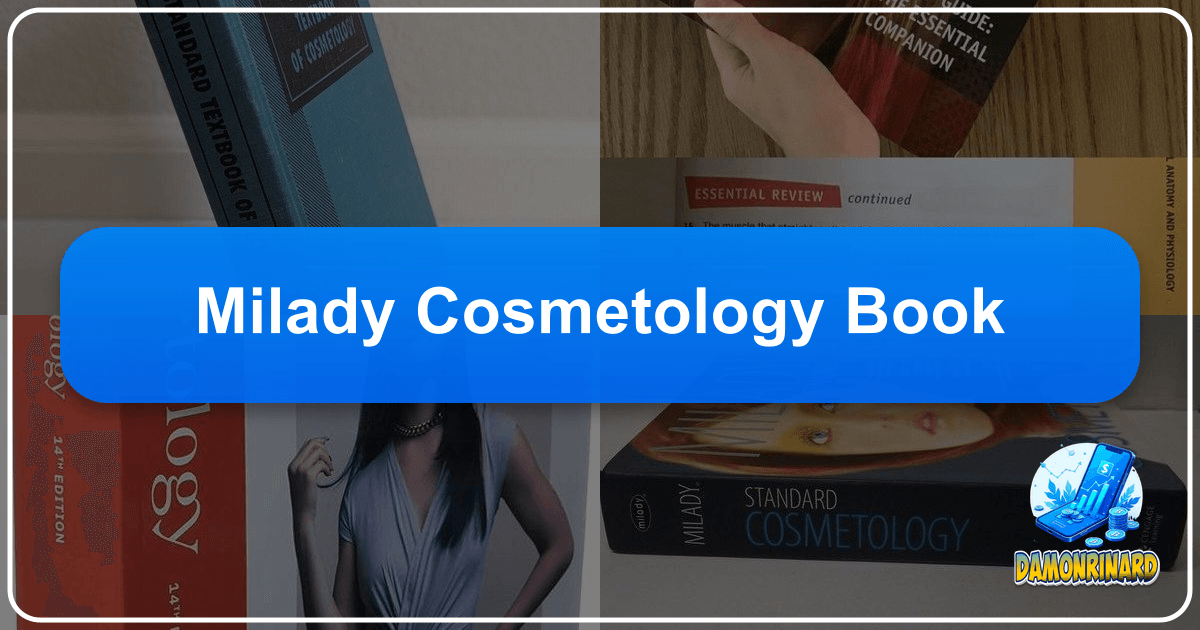The Milady Cosmetology textbook is a foundational guide for beauty professionals, shaping industry standards and careers. /images/milady-cosmetology-book.png