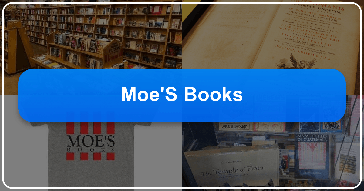 Moe's Books: A comprehensive literary platform for book lovers and enthusiasts to explore and discover new works. /images/moes-books.png