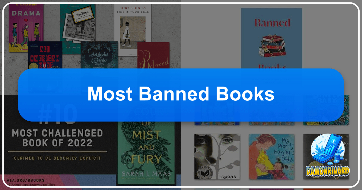 The enduring saga of banned books explores censorship, literary resilience, and the fight for intellectual freedom throughout history. /images/most-banned-books.png