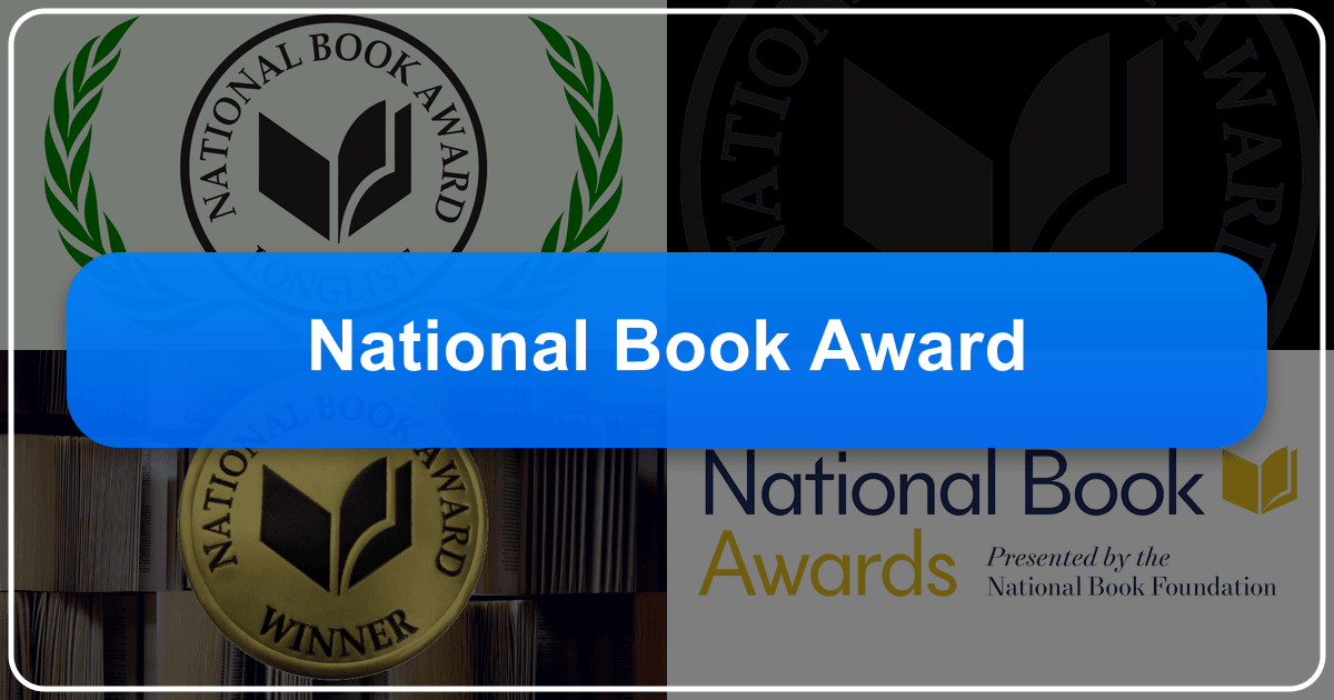 Celebrating American literature, the National Book Awards honor exceptional writers and their works. /images/national-book-award.png