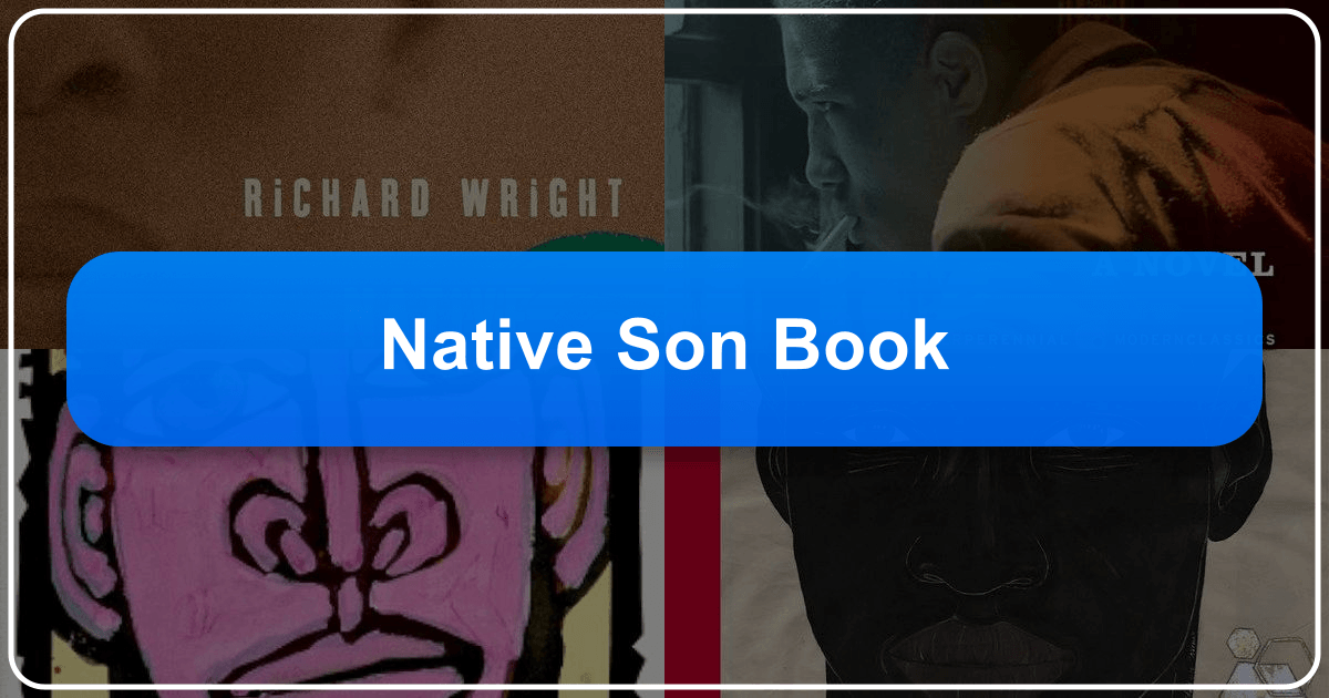 Richard Wright's "Native Son" novel explores racism, poverty, and injustice in America. /images/native-son-book.png