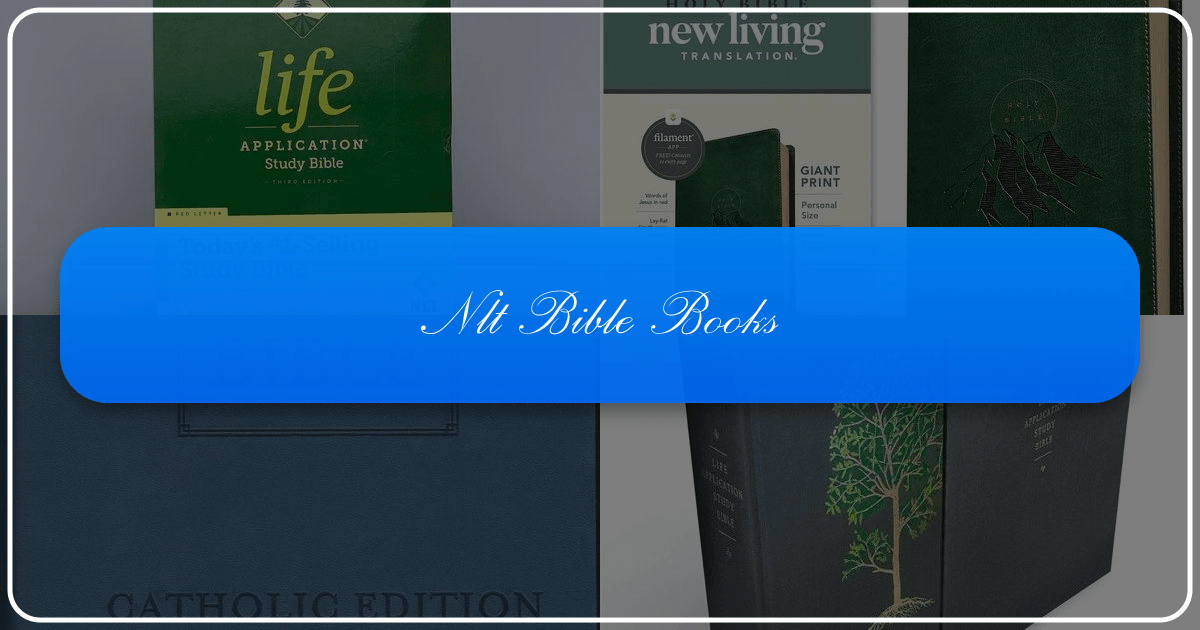 The NLT Bible offers a readable and accurate translation for modern Christian study and faith practices. /images/nlt-bible-books.png