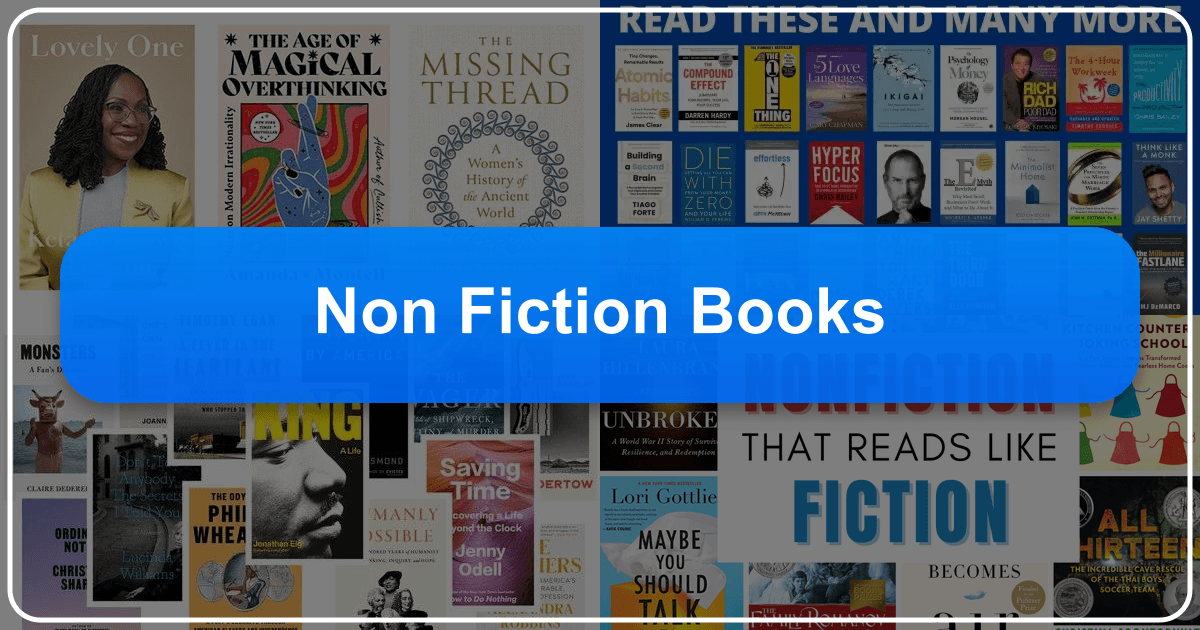Non-fiction books offer self-discovery, personal growth, and worldly insights through diverse genres and perspectives. /images/non-fiction-books.png
