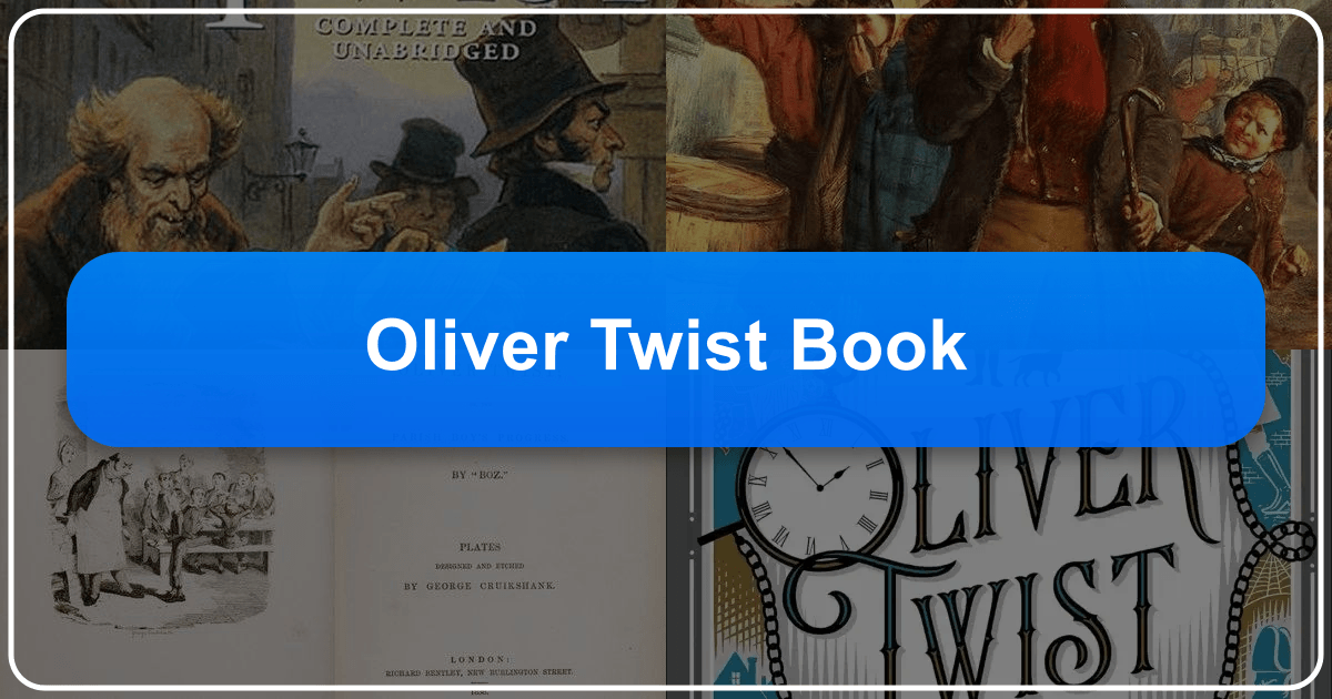 In-depth analysis of Charles Dickens' iconic novel Oliver Twist, exploring genres, themes, and lasting cultural impact. /images/oliver-twist-book.png