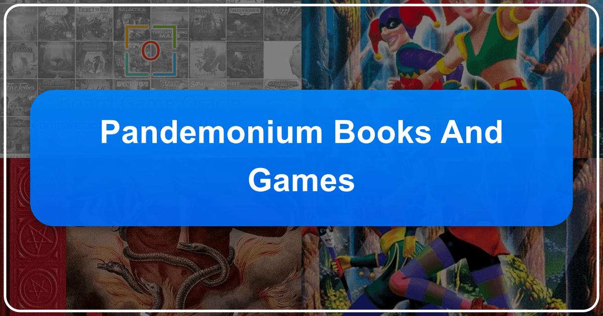 Pandemonium Books and Games explores literature, authors, and cultural impact with insightful analysis and diverse literary offerings. /images/pandemonium-books-and-games.png