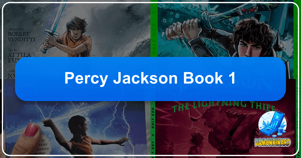 Explore Percy Jackson & The Lightning Thief, a modern odyssey into ancient myths and adventure. /images/percy-jackson-book-1.png