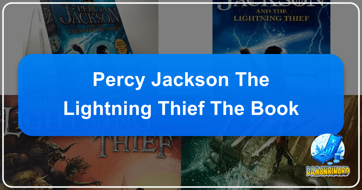 Exploring Rick Riordan's "Percy Jackson & The Lightning Thief" as a modern mythological masterpiece. /images/percy-jackson-the-lightning-thief-the-book.png