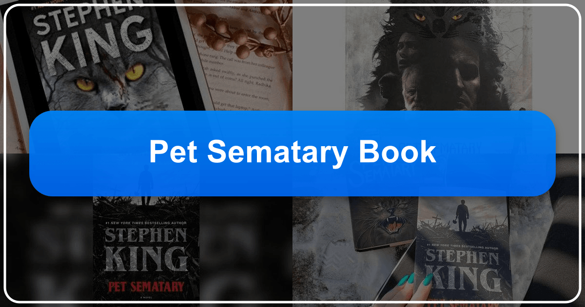 In-depth analysis of Stephen King's horror novel *Pet Sematary* and its lasting cultural impact and legacy. /images/pet-sematary-book.png