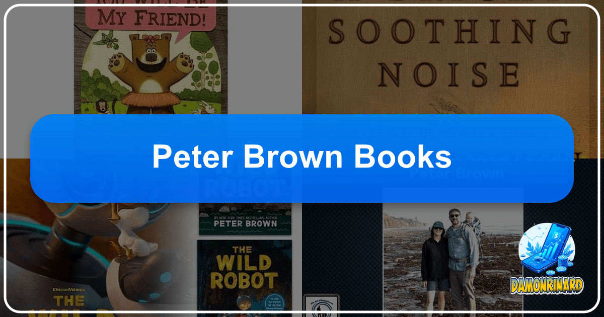 Exploring the vast and dynamic world of literature, authors, and reading's enduring impact on culture and society. /images/peter-brown-books.png