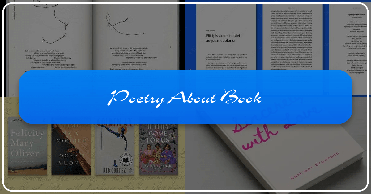 Poetry celebrates books, authors, and libraries, exploring their impact and significance. /images/poetry-about-book.png