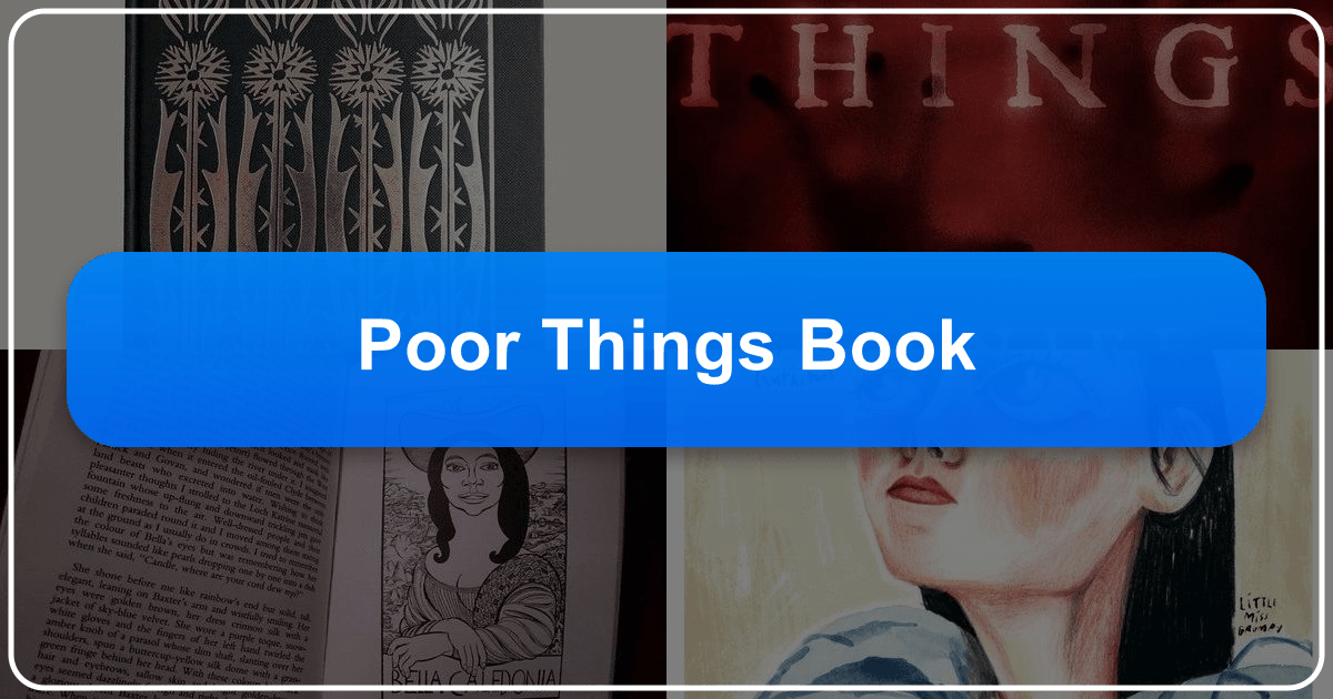 Exploring Alasdair Gray's masterpiece novel "Poor Things" and its broader literary context and impact. /images/poor-things-book.png