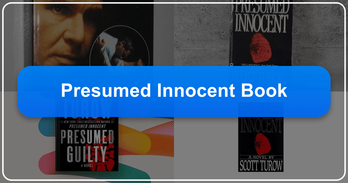 Exploring Scott Turow's "Presumed Innocent" as a legal thriller masterpiece. /images/presumed-innocent-book.png