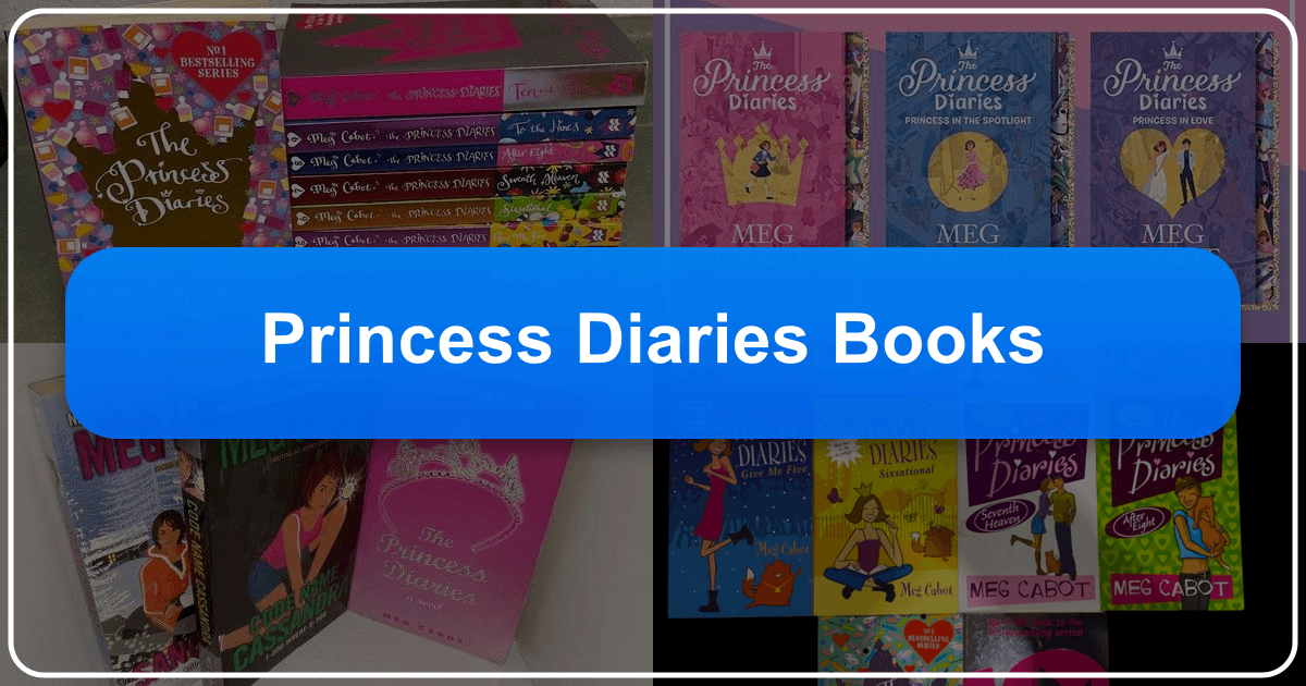 Analyzing the Princess Diaries series by Meg Cabot, exploring themes and literary merit. /images/princess-diaries-books.png